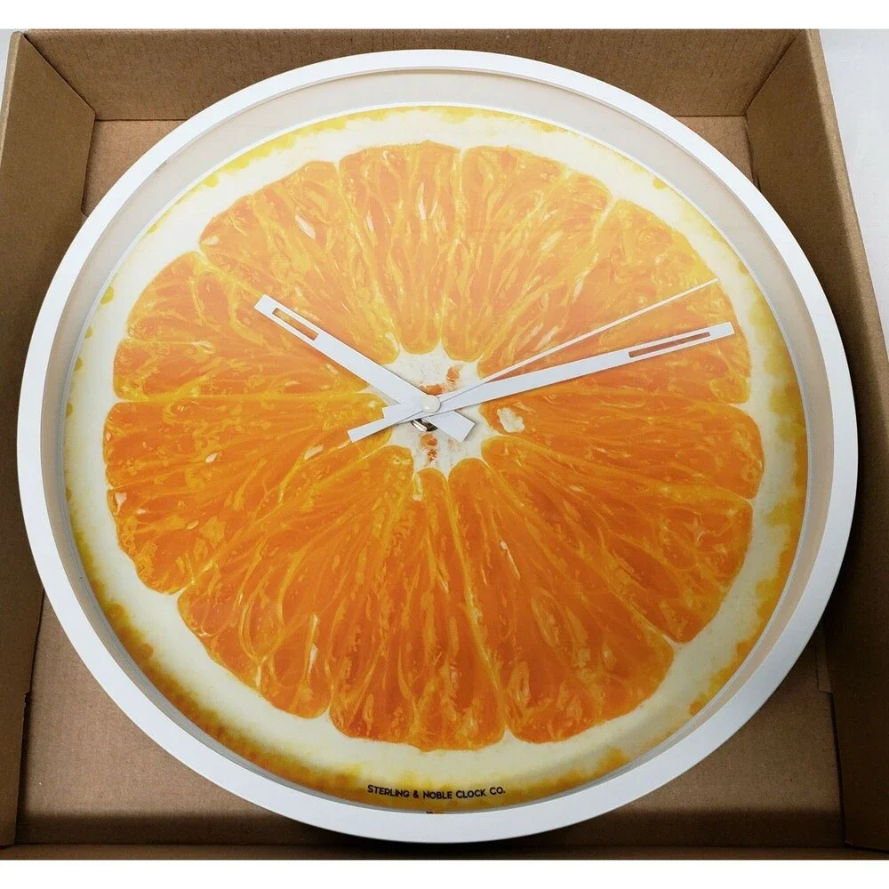 Plastic Wall Clock, approx. 11.5